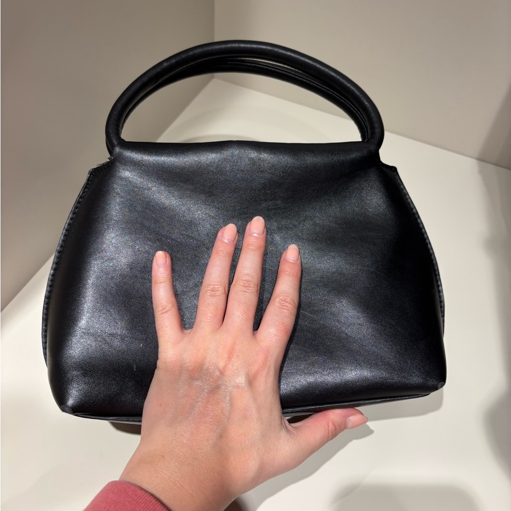 Oak and fort vegan leather chic minimalist Black Handbag
